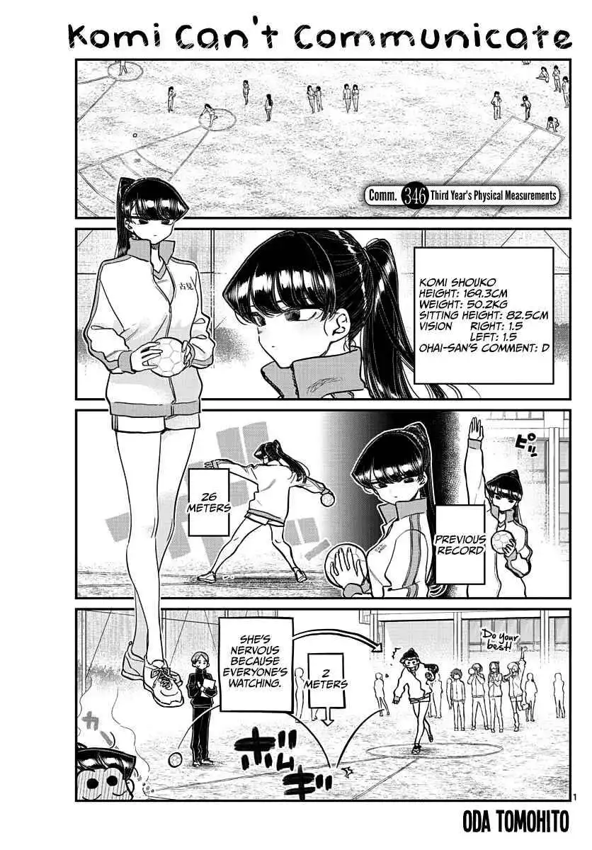 Komi-san wa Komyushou Desu Chapter 346 1